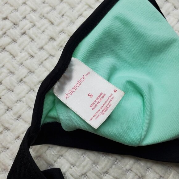 Xhilaration Colorblock Tie Bikini Top SMALL - Picture 4 of 4